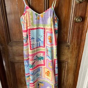 SHEIN Beach Scene Maxi Dress